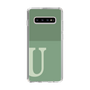 Slim Protection Case［ Original - initial two tone - U green ］