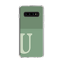 Slim Protection Case［ Original - initial two tone - U green ］