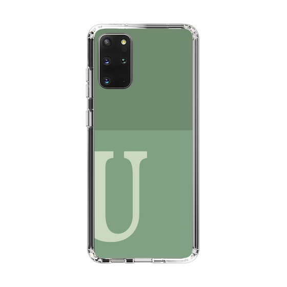 Slim Protection Case［ Original - initial two tone - U green ］