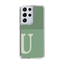 Slim Protection Case［ Original - initial two tone - U green ］