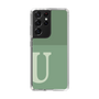 Slim Protection Case［ Original - initial two tone - U green ］