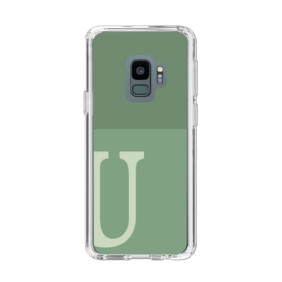 Slim Protection Case［ Original - initial two tone - U green ］