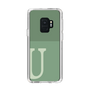 Slim Protection Case［ Original - initial two tone - U green ］