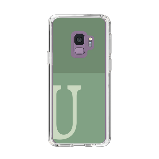 Slim Protection Case［ Original - initial two tone - U green ］