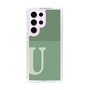 Slim Protection Case［ Original - initial two tone - U green ］