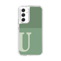 Slim Protection Case［ Original - initial two tone - U green ］