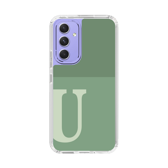 Slim Protection Case［ Original - initial two tone - U green ］