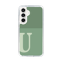 Slim Protection Case［ Original - initial two tone - U green ］