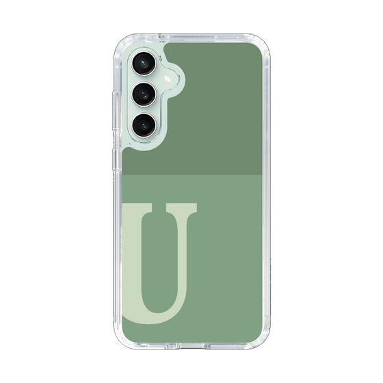 Slim Protection Case［ Original - initial two tone - U green ］