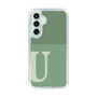 Slim Protection Case［ Original - initial two tone - U green ］