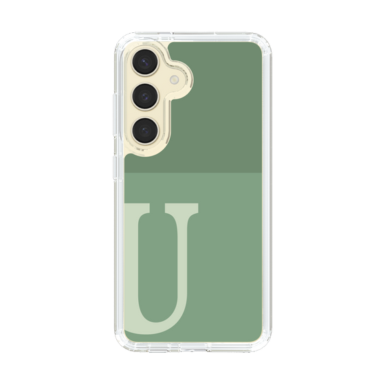 Slim Protection Case［ Original - initial two tone - U green ］