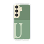 Slim Protection Case［ Original - initial two tone - U green ］
