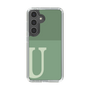 Slim Protection Case［ Original - initial two tone - U green ］