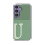 Slim Protection Case［ Original - initial two tone - U green ］