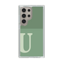 Slim Protection Case［ Original - initial two tone - U green ］