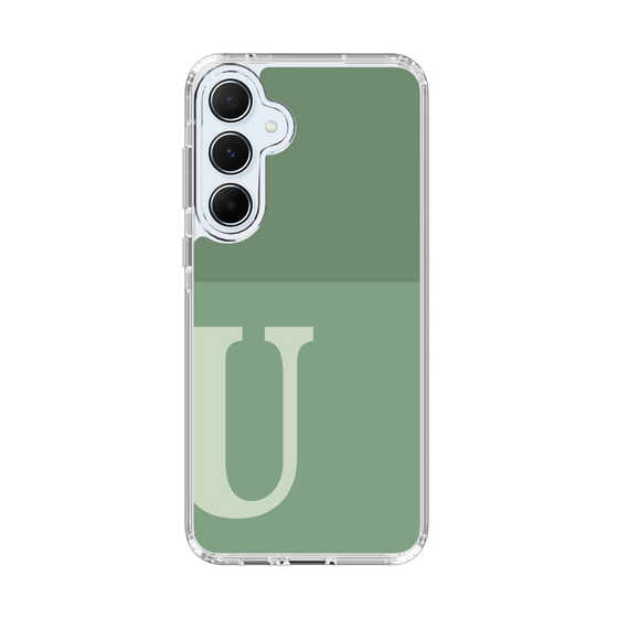 Slim Protection Case［ オリジナル - initial two tone - U green ］