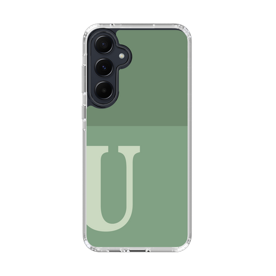 Slim Protection Case［ オリジナル - initial two tone - U green ］