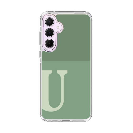 Slim Protection Case［ オリジナル - initial two tone - U green ］