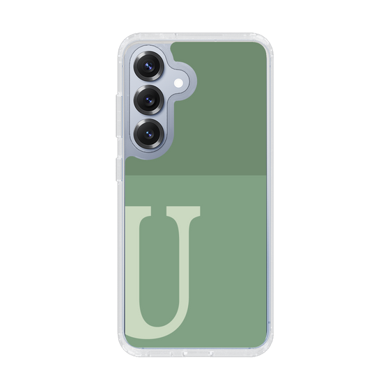 Slim Protection Case［ Original - initial two tone - U green ］