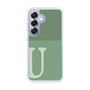 Slim Protection Case［ Original - initial two tone - U green ］