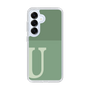 Slim Protection Case［ Original - initial two tone - U green ］