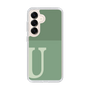 Slim Protection Case［ Original - initial two tone - U green ］