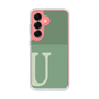 Slim Protection Case［ Original - initial two tone - U green ］
