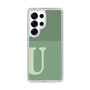 Slim Protection Case［ Original - initial two tone - U green ］