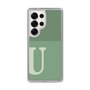 Slim Protection Case［ Original - initial two tone - U green ］