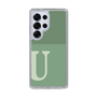 Slim Protection Case［ Original - initial two tone - U green ］