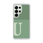 Slim Protection Case［ Original - initial two tone - U green ］