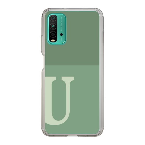 Slim Protection Case［ Original - initial two tone - U green ］