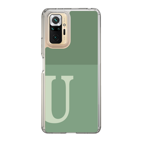 Slim Protection Case［ Original - initial two tone - U green ］