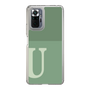 Slim Protection Case［ Original - initial two tone - U green ］