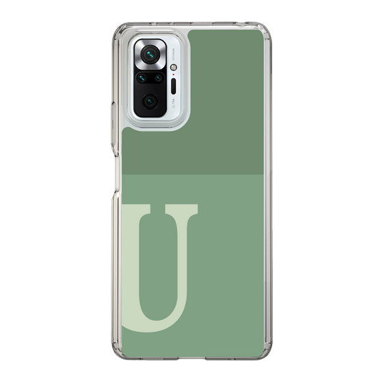 Slim Protection Case［ Original - initial two tone - U green ］