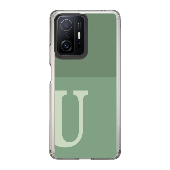 Slim Protection Case［ Original - initial two tone - U green ］