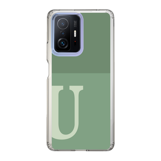 Slim Protection Case［ Original - initial two tone - U green ］