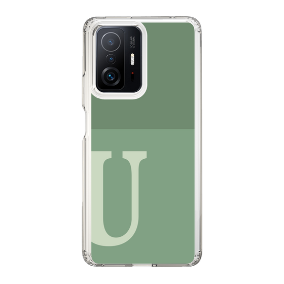 Slim Protection Case［ Original - initial two tone - U green ］