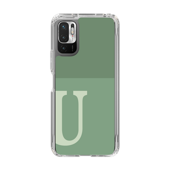 Slim Protection Case［ Original - initial two tone - U green ］