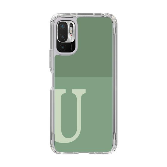 Slim Protection Case［ Original - initial two tone - U green ］