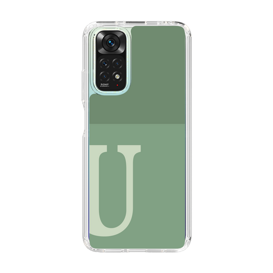 Slim Protection Case［ Original - initial two tone - U green ］
