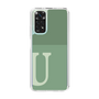Slim Protection Case［ Original - initial two tone - U green ］