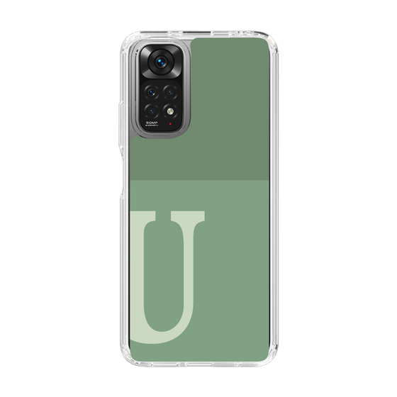 Slim Protection Case［ Original - initial two tone - U green ］