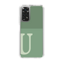Slim Protection Case［ Original - initial two tone - U green ］