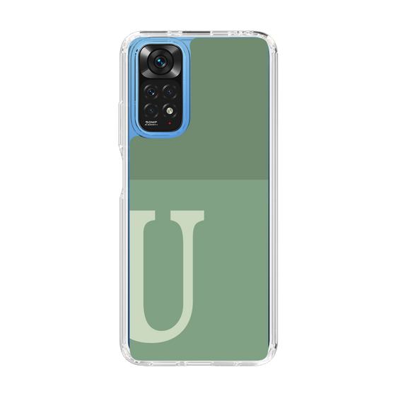 Slim Protection Case［ Original - initial two tone - U green ］