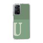 Slim Protection Case［ Original - initial two tone - U green ］