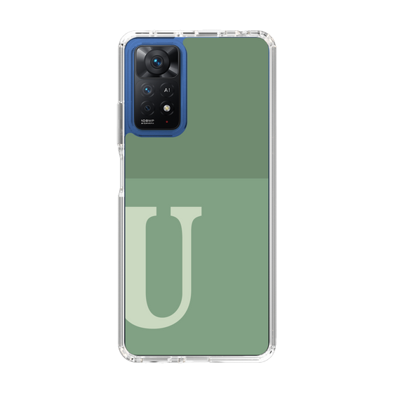 Slim Protection Case［ Original - initial two tone - U green ］