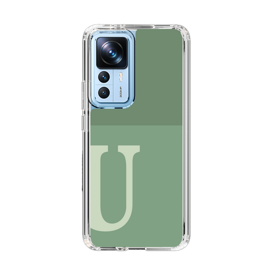 Slim Protection Case［ Original - initial two tone - U green ］