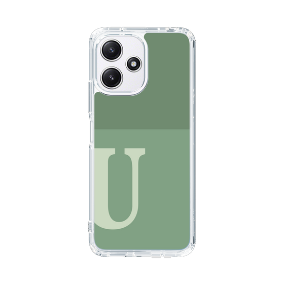 Slim Protection Case［ Original - initial two tone - U green ］