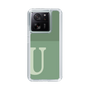 Slim Protection Case［ Original - initial two tone - U green ］